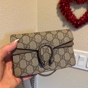 Gucci Beige and Brown Crossbody Bag